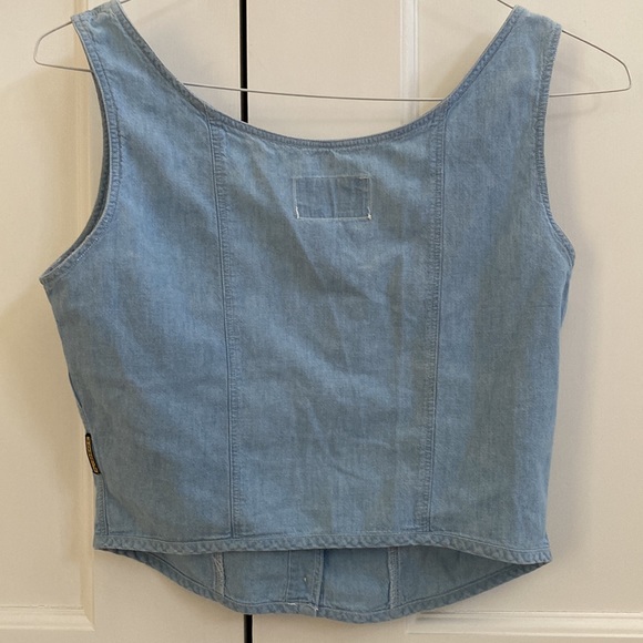 Armani Jeans denim top - Picture 2 of 4